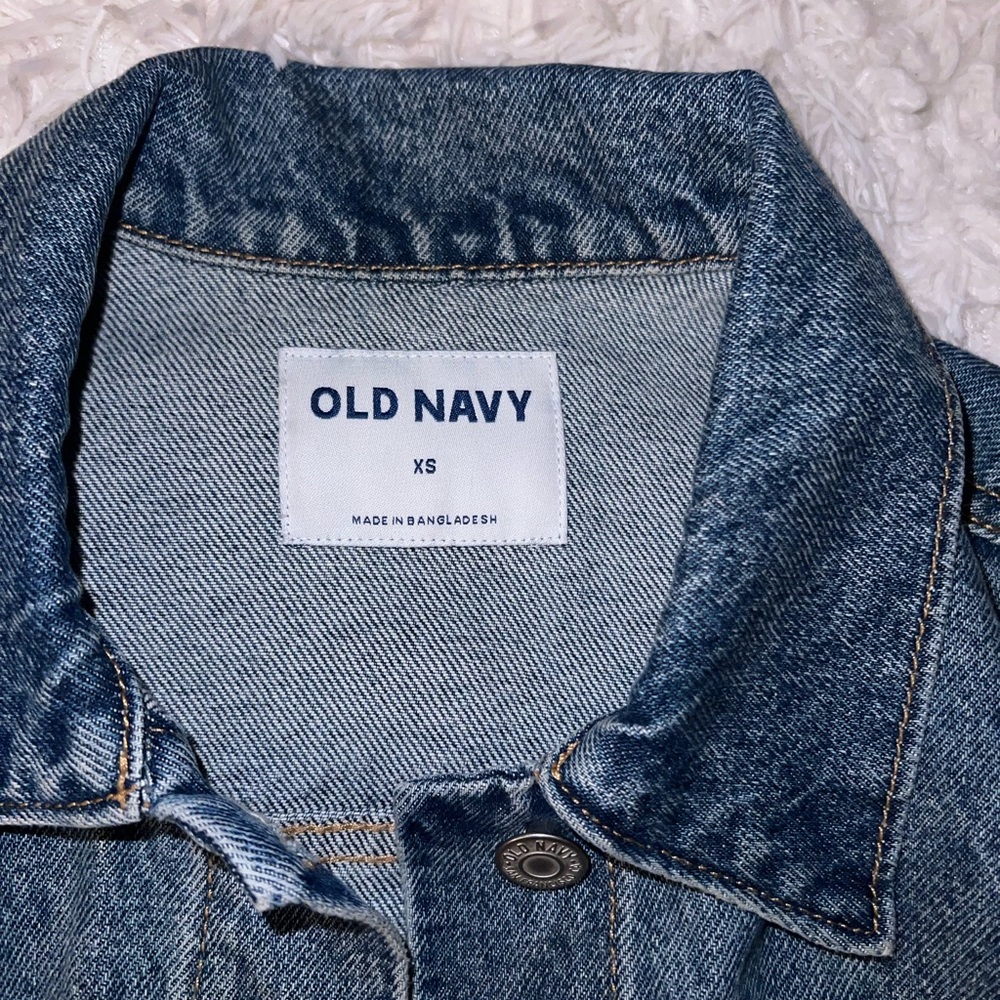 Old Navy Blue Denim Jacket, wore once - Picture 4 of 5